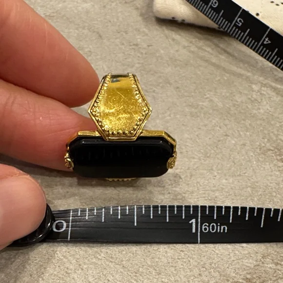 Sezane Black and Gold Ring - Picture 7 of 7